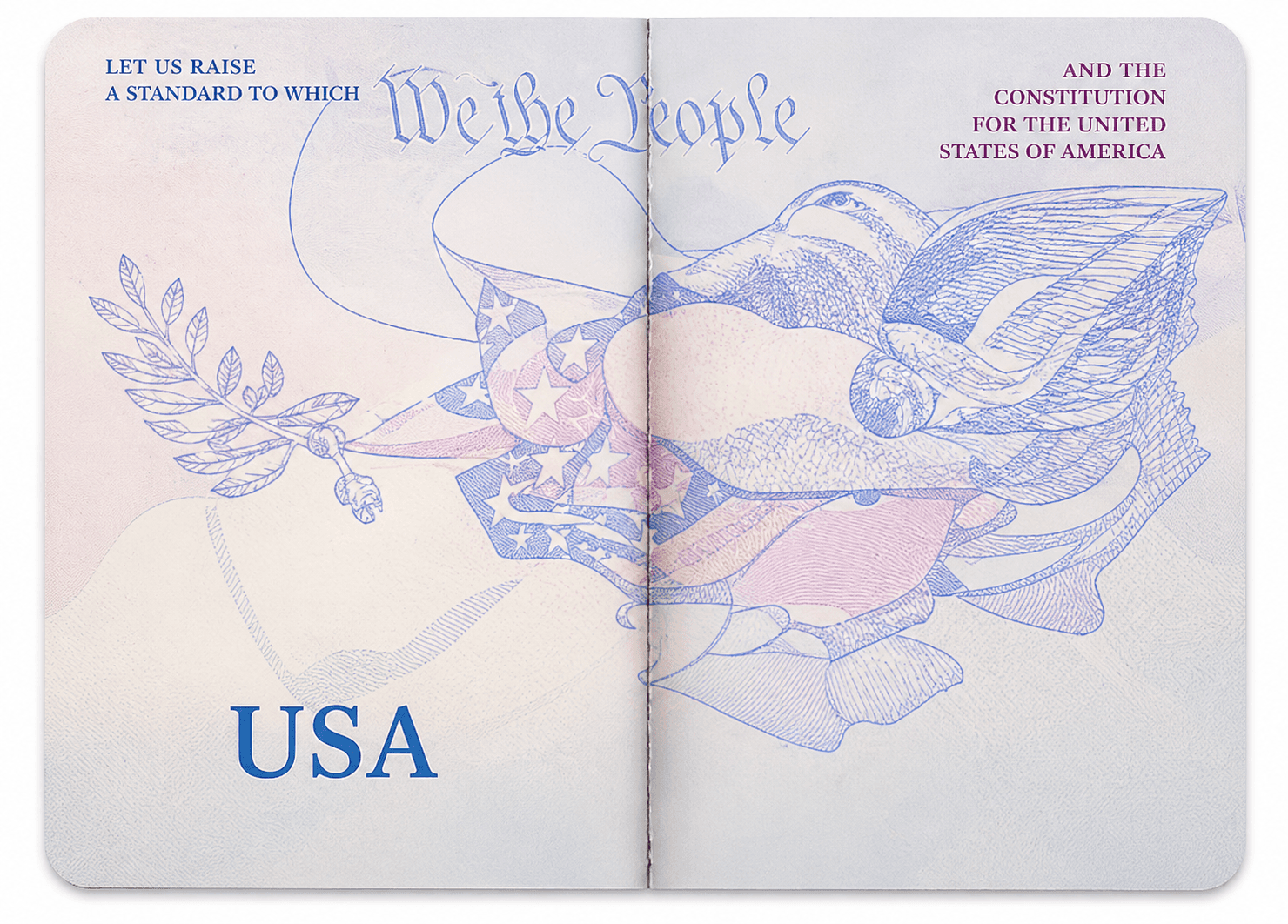 Unacceptable other passport pages example